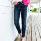 🔥Tummy Control Cuffed Slim Fit Jeans