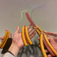 Säker tränings fjärilskniv med kreativt hotdog design