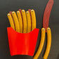 Säker tränings fjärilskniv med kreativt hotdog design