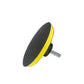 100 st/set 4 tum (100 mm) Runt Flockat Sandpapper med Slipskiva
