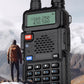 UV-5R handhållen utomhus walkie-talkie med dubbla segment och hög effekt, walkie-talkie för långdistansbruk utomhus