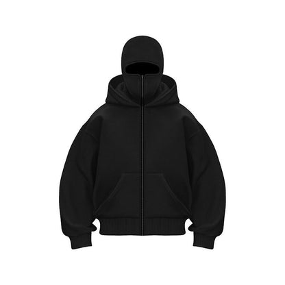 🔥51% rabatt👁️‍🗨️Ninja-hoodie med dragkedja för män och kvinno