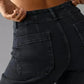 👖Tummy kontroll beskuren jeans med breda ben ⭐ 2025 Bästsäljande jeans