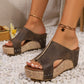 💐50 % RABATT! Ortopediska sandaler med kilklack – Fotvalvsstöd & Komfort hela dagen 🌸👣