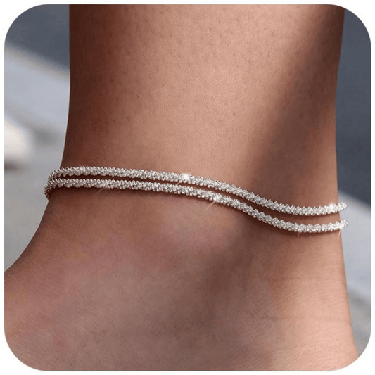 🥰Vackert skiktat vattentätt ankelarmband