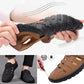 Fashionabla läder ihåliga sandaler