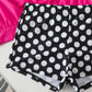 🏖️[S–3XL]👙 Tvådelad baddräkt med prickmönster för damer