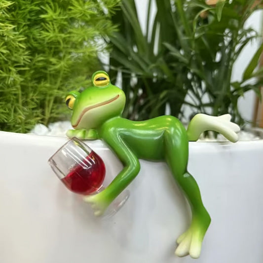 🍃Grodfigurer i miniatyr Växtdekorationer
