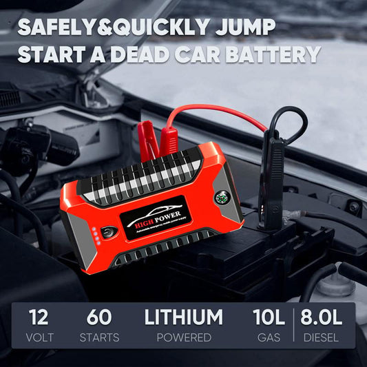 🎁🔥Jump Starter 300A Peak Jump Starter batteripaket