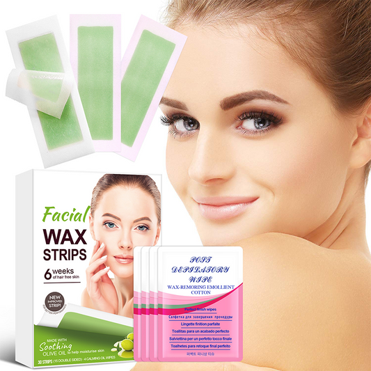 🔥2025 50% rabatt 🔥90PCS Hair Removal Wax Strips 丨💕Allergivänlig formula och resultat efter 28 dagar💕丨 kan också vara det största straffet för att misslyckas med spelet!💥