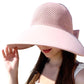 👒Solhatt med bred brätte och avtagbar nackskydd