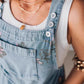 🌸Damjumpsuit med tryck i casualdenim