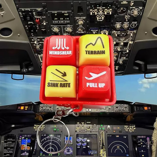 🏆 50K + SÅLD! Snart slutsåld - Pilot och besättning Alert nyckelring EGPWS varningsljudsimulator