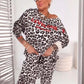 🐆 Elegant damset med leopardmönster