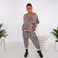 🐆 Elegant damset med leopardmönster