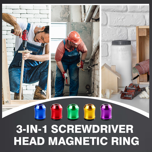 🛠️ KÖP 1 FÅ 1 GRATIS! ⚡ 3-i-1 Magnetisk Bit-ring – Snabb Byte, Stark Hållkraft & Bärbar 🧲