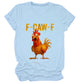 Unisex Rolig och Lekfull T-shirt med Tryck
