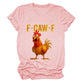 Unisex Rolig och Lekfull T-shirt med Tryck