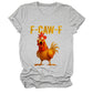 Unisex Rolig och Lekfull T-shirt med Tryck