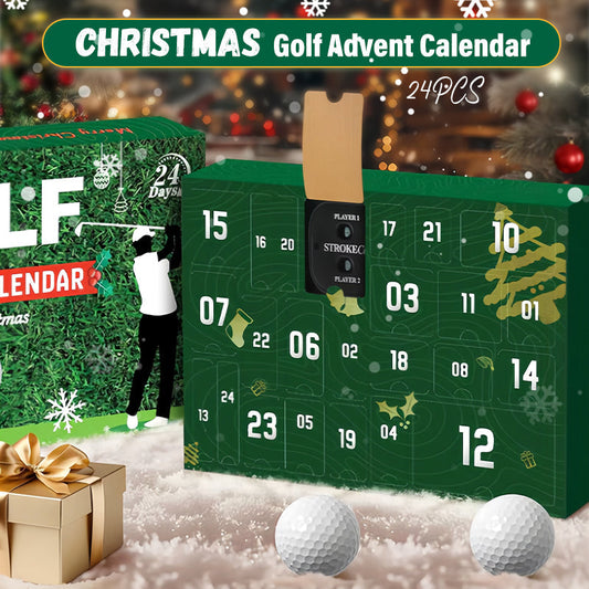 🏆 Heggalopp⚡Golf Adventskalender 2025 för Män - 24 Dagar av Golföverraskningar & Julkul