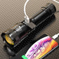 Superstark ljus zoombar ficklampa
