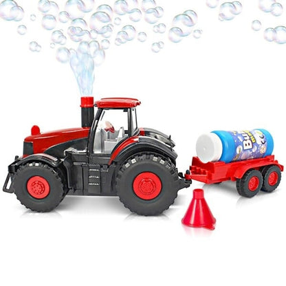 🎅JULREA 50 % RABATT!!🎁Bubblatraktorn med bubblatrailer - Realistisk leksak för barn med ljus och ljud🚜🫧