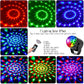 🖤Black Friday-topplista!✨ Magisk LED-diskokula – RGB-stroboeffekt, fjärrkontroll&bärbar(Skapa omedelbar feststämning för fester, karaoke & mer!)