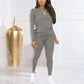 2-delat långärmat träningsoverallset för damer