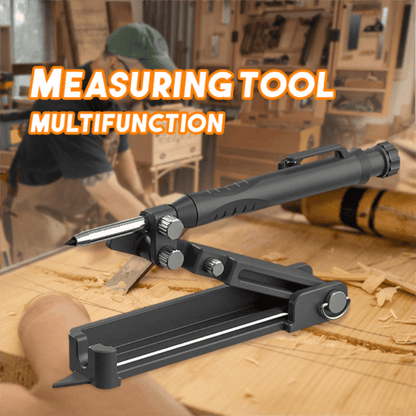🖊️🔥Multifunktionell byggpenna – Markerar på alla material, robust spets  & Justerbart tryck 📏