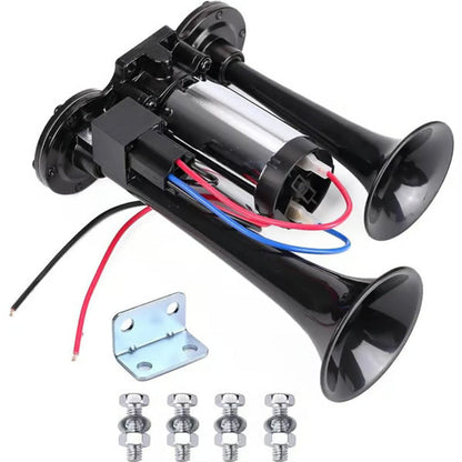 60 % RABATT📢 150 dB lastbilshögtalare｜🔧 Verktygsfri installation｜⚡ 12V/24V universal