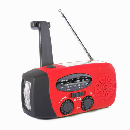 📻 Exklusiv Rea -50%! Multifunktionell Nödradio med Solcell & Handveckling – LED-Lampa & Telefonladdare | Nödsituation & Camping ⛺