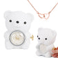⏰🌹Valentinsdagens överraskningsrea 50 % RABATT!!💝Söt nallebjörn med konserverad ros – halsband📿+evig ros🌹+nallebjörn🧸