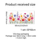 ✨SISTA DAGEN REA 50 % RABATT!💐Färgglad blomsterbukett fönsterdekal🖼️