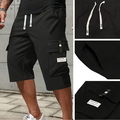 🔥2026 NYA PRODUKTER – 50 % RABATT👖Casual capribyxor med dragsko för herr