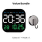 ⏰✨ 50% RABATT! | Multifunktionell Digital Väckarklocka – Temperatur, Justerbar Ljus & Fjärrkontroll!