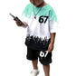 🎁2026 Hot Sale🎁Pojkars set med 3D-tryckt t-shirt och shorts