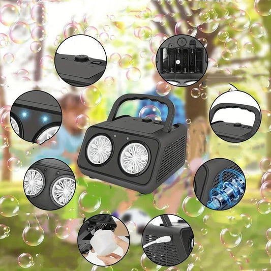 🔥🎁Nyhet 50 % RABATT🫧 Handhållen bubbelmaskin med flera hål