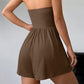 Snygg, axelbandslös bodycon-overall