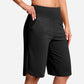 🏃‍♀️ 50% RABATT NU! Damernas högmidjade yogashorts med fickor – mjuka, flexibla & praktiska – perfekta för yoga, löpning & vardag 🧘‍♀️✨