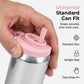 🌞Välkommen våren med 50% rabatt! 🥤Silikonlock med sugrör – Spillsäkert lock för standard dryckesburkar
