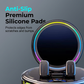 📱 RGB car mount with automatic clamping & 15W wireless charging