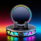 📱 RGB car mount with automatic clamping & 15W wireless charging