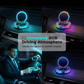 📱 RGB car mount with automatic clamping & 15W wireless charging