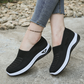 👟 50% RABATT NU! 🍃 Dam Andningsbara Mesh Slip-Ons – Halksäker Massage Sula & Ultralätt – Stötdämpande & Flexibel 💨