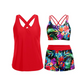 🏖️Tankini med hel täckning + boyshorts med fickor | Solskydd UPF 50+  ☀️🛡️ | Perfekt för stranddagar 🌊