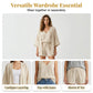 🤍 3-delat fritidsset för damer✨ Loungewear med tunika, topp & shorts – luftiga hemkläder för semestern & vardagen