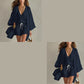🤍 3-delat fritidsset för damer✨ Loungewear med tunika, topp & shorts – luftiga hemkläder för semestern & vardagen