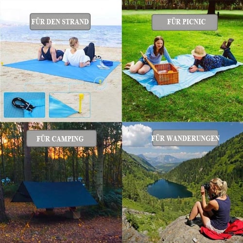 Sandsäker strandfilt lätt