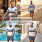 👕 2-delat skjort- & shortset för herrar – bekvämt, andningsbart & mångsidigt för sommar, fritid & resor | 50% sommarrea ☀️🩳
