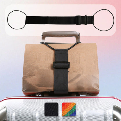 🥳2026 HOT SALE🥳💞50K+ SOLD!🧳🎁 BUY 1 GET 1 FREE! Adjustable Hands‑Free Luggage Strap – Securely stack bags on your suitcase, keep hands free. Elastic & lightweight – a must for travellers! ✈️✨
